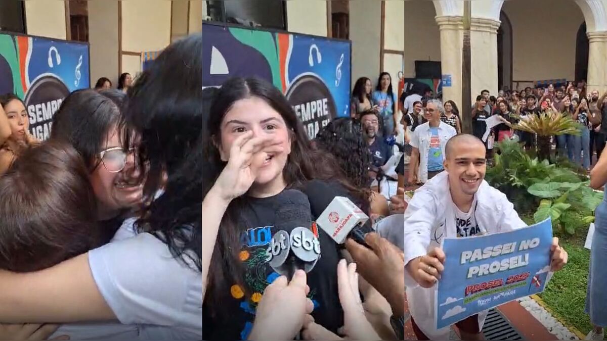 Sonho conquistado: aprovados fazem a festa após resultado