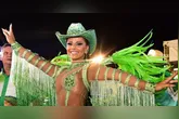 Viviane Araújo é rainha de bateria de escolas de samba do Rio de Janeiro e de São Paulo há 20 anos.