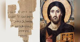 Fragmento do Novo Testamento em grego que se refere a Jesus como 'Iesous'