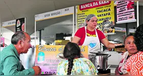 O mingau também faz muito sucesso no ramo da alimentação no Ver-o-Peso