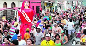 Celebrações de Carnaval no interior do Pará.