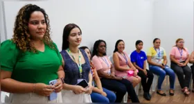 Colaboradoras do grupo RBA comemoram o Dia Internacional da Mulher, promovido pela empresa.