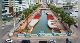 Agentes do Detran e da Semob estarão no local para auxiliar os condutores com a mudança no trânsito em função dos avanços da obra da Nova Doca.