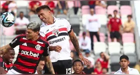 Flamengo e São Paulo batalharam, mas a rede não balançou nos EUA