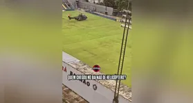 A perguntar que não quer calar: Quem chegou no Baenão de helicóptero?