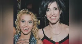 A cantora Joelma e a atriz Fernanda Torres