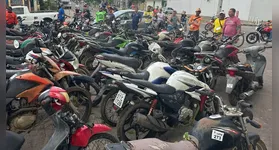 Motocicletas estão entre os veículos leiloados