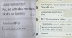 As mensagens enviadas pelo pastor são de cunhos sexual