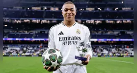 Mbappé viveu uma noite mágica de Champions no Bernabéu