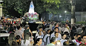 Procissão percorreu as ruas do bairro de Nazaré, em Belém, com muitas homenagens