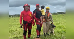 O menino desapareceu por volta de 19h de sabádo