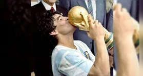 Maradona foi campeão mundial com a Argentina na Copa de 1986