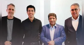 cameraRicardo Gluck Paul, Felipe Albuquerque, Ednaldo Rodrigues e Sérgio Papellin durante Conselho Técnico da Série B 2025.