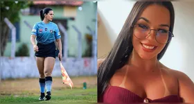 Larissa Hyrlana é arbitra da Federação maranhense de futebol.