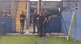 Marcos Braz foi flagrado no estádio do Baenão na tarde desta segunda-feira (13), deixando os torcedores azulinos agitados