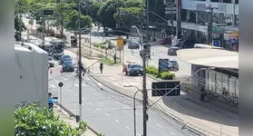 Veja como está o trânsito na avenida Almirante Barroso, em Belém, na manhã desta quarta-feira (29).