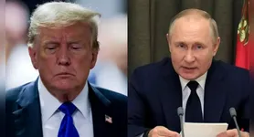 Donald Trump (EUA) e Vladimir Putin (Russia)