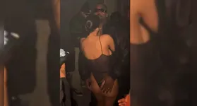 Kanye West e Bianca Censori foram vistos trocando carícias quentes após o Grammy 2025.