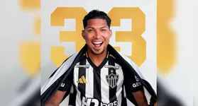 Rony vestirá a camisa 33 no Atlético-MG.