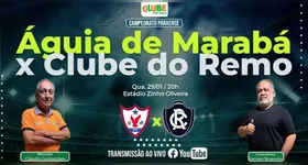 Cláudio Guimarães vai narrar as emoções de Águia X Remo, em Marabá