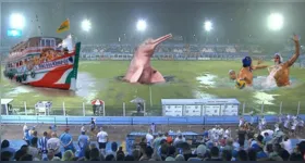 As redes sociais não perdoaram a paralisação do clássico entre Paysandu e Tuna devido ao alagamento do gramado da Curuzu.