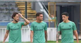 Com Germán Cano confirmado no ataque, Fluminense encerrou preparação para jogo contra o Águia de Marabá no Baenão.