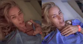 A apresentadora Adriane Galisteu segue internada no Hospital Albert Einstein.