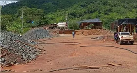 Local onde os garimpeiros estão presos.