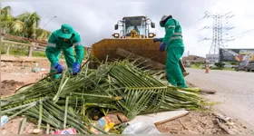 A coleta de entulho voltou a ser realizada pela Sesan na última quarta-feira (29).