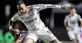 Neymar entrou no segundo tempo da partida contra o Botafogo-SP, mas não conseguiu garantir a vitória do Peixe.