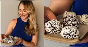 Brigadeiro de açaí feito por Paolla Oliveira chamou a atenção nas redes sociais