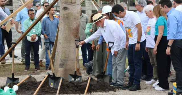 Imagem ilustrativa da notícia Lula visita obras do Parque da Cidade em Belém; veja fotos