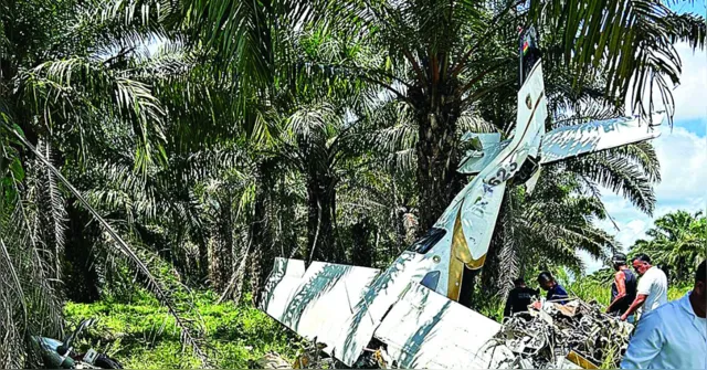 Imagem ilustrativa da notícia Avião que caiu no interior do Pará tinha 30 kg de cocaína