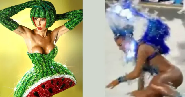 Imagem ilustrativa da notícia Tombo, mulher fruta e reconciliação: os bastidores dos famosos no Carnaval