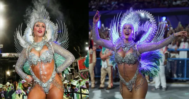 Imagem ilustrativa da notícia Vídeo: Paolla Oliveira brilha com samba e carimbó na Sapucaí