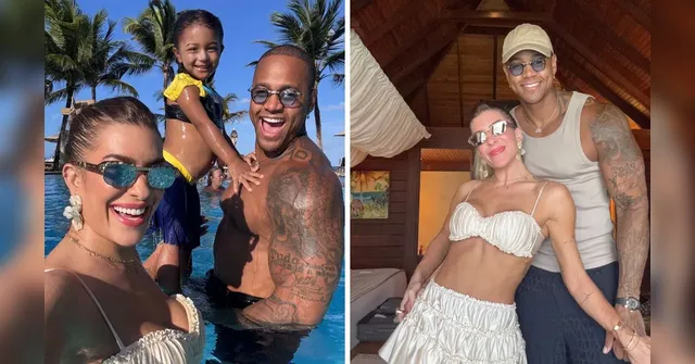 Imagem ilustrativa da notícia Léo Santana e Lore Improta passam férias em resort de luxo; veja fotos!