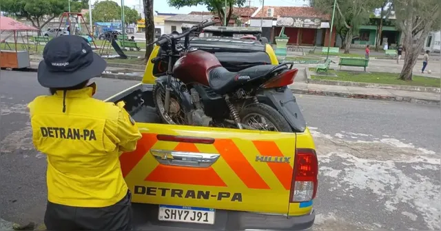 Imagem ilustrativa da notícia Detran recupera motos roubadas em Castanhal, Vizeu e Altamira