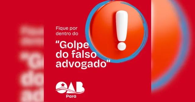 Imagem ilustrativa da notícia OAB-PA lança cartilha para combater 'Golpe do Falso Advogado' no PIX