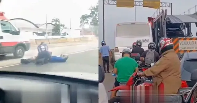 Imagem ilustrativa da notícia Duas pessoas ficam feridas em acidente na BR-316 