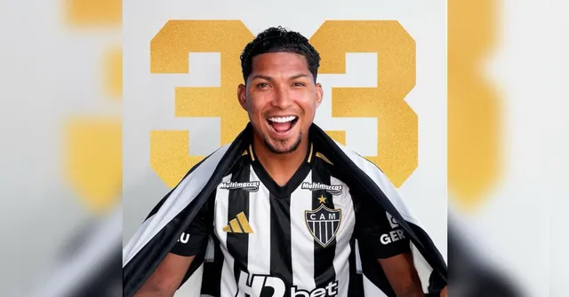 Imagem ilustrativa da notícia Rony: ex-Clube do Remo vestirá a camisa 33 no Atlético-MG