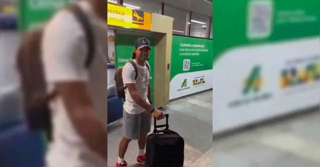Imagem ilustrativa da notícia Vídeo: paraguaio desembarca em Belém para fechar com Paysandu