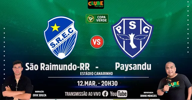 Imagem ilustrativa da notícia Tem Jogo no DOL e na Clube: ouça São Raimundo x Paysandu