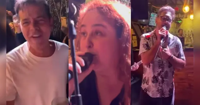 Imagem ilustrativa da notícia Lúcio Mauro Filho, Bruno Mazzeo e Débora Lahm curtem noite paraense
