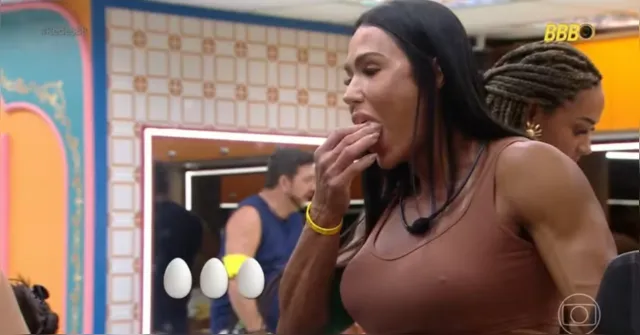 Imagem ilustrativa da notícia BBB 25: Gracyanne come 9 ovos em uma refeição e vira meme