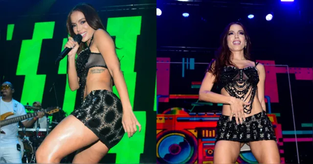 Imagem ilustrativa da notícia Anitta mostra demais em apresentação com Xanddy Harmonia