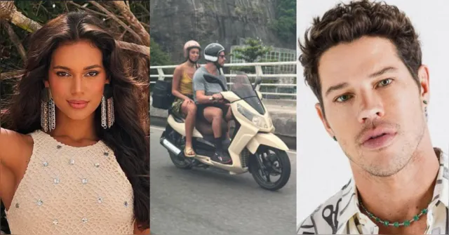 Imagem ilustrativa da notícia Novo amor? Alane Dias é flagrada em moto com José Loreto