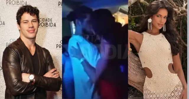 Imagem ilustrativa da notícia Vídeo: Alane Dias e José Loreto são flagrados aos beijos 