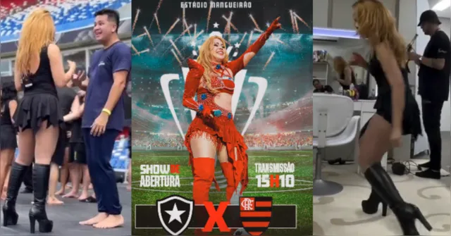 Imagem ilustrativa da notícia Supercopa: Joelma mostra preparo para show no Mangueirão