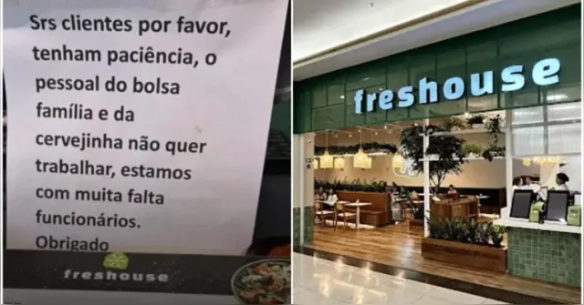Imagem ilustrativa da notícia Restaurante culpa Bolsa Família pela falta de funcionários
