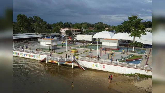 Imagem ilustrativa da notícia Muaná ganha nova orla com praia artificial no Rio Mocajatuba